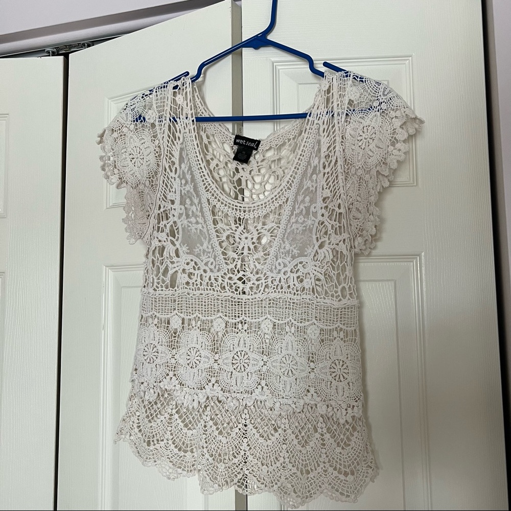 Wet Seal Crotchet Top